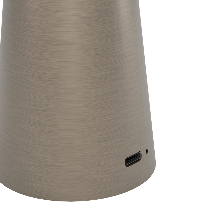 Eglo - LED Ljusreglerad beröring utomhus lampa LED/2,8W/5V 2400K/3000K/4000K 5200 mAh IP54 beige