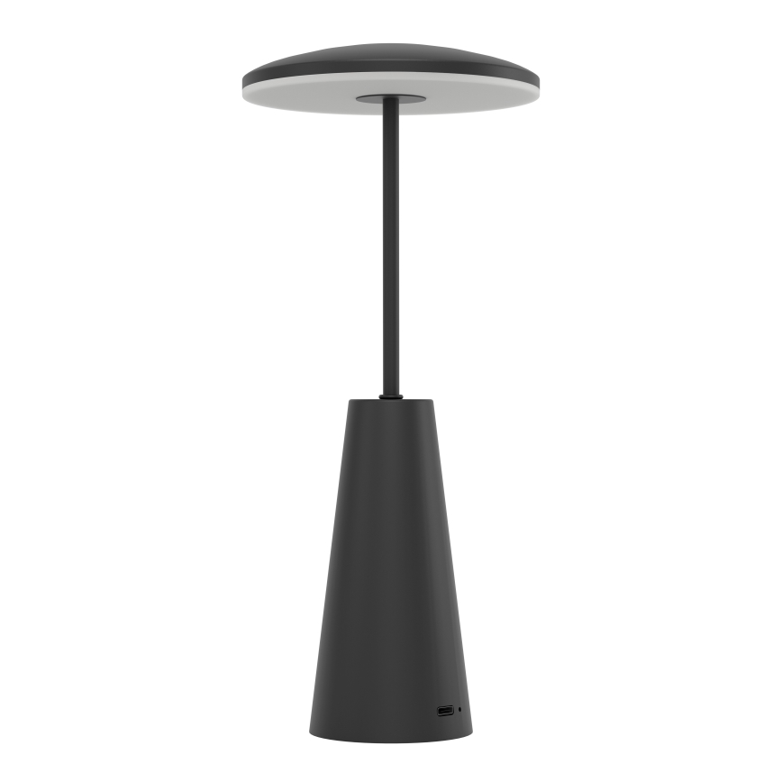 Eglo - LED Ljusreglerad beröring utomhus lampa LED/2,8W/5V 2400K/3000K/4000K 5200 mAh IP54 svart