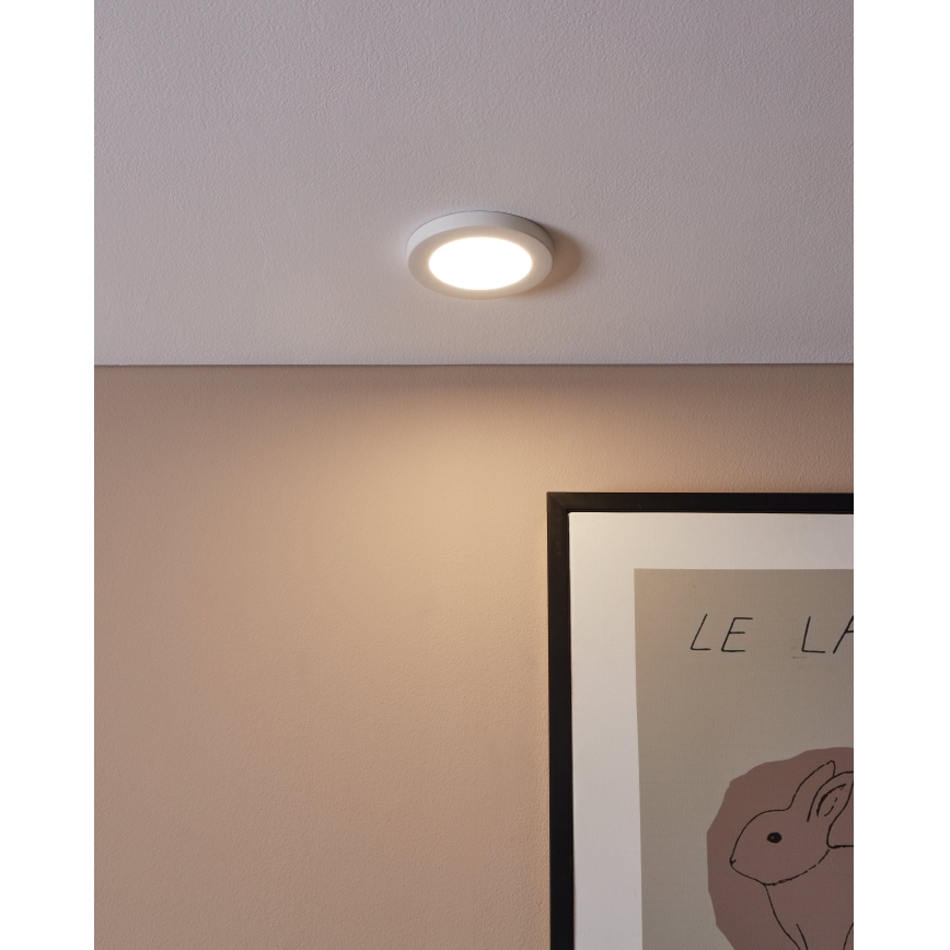 Eglo - LED infälld taklampa LED/5,5W/230V 4000K vit Ø 11,7 cm