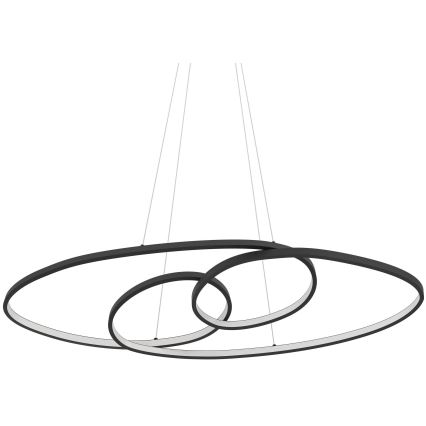 Eglo - LED ljusreglerad ljuskrona på textilsladd LED/38W/230V