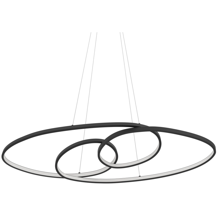 Eglo - LED ljusreglerad ljuskrona på textilsladd LED/38W/230V