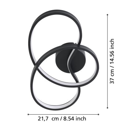 Eglo - LED väggbelysning LED/14,5W/230V