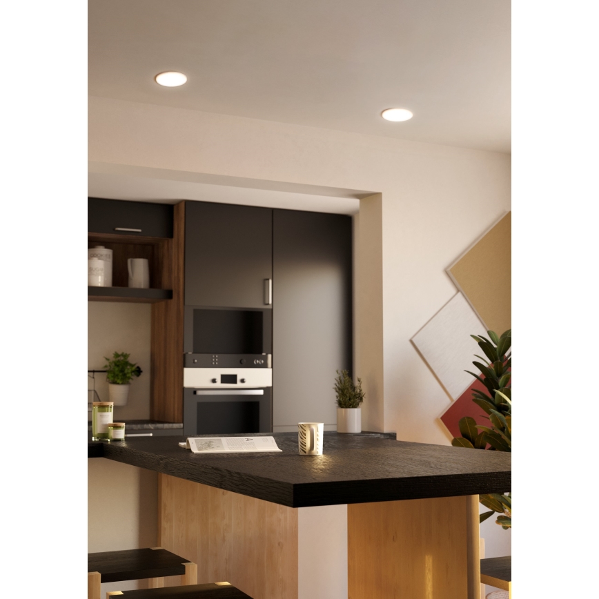 Eglo - Infälld LED badrumsbelysning LED/11,5W/230V diameter 15,5 cm IP65