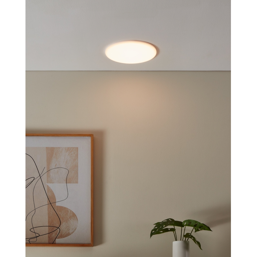Eglo - Infälld LED badrumsbelysning LED/18W/230V diameter 21,5 cm IP65