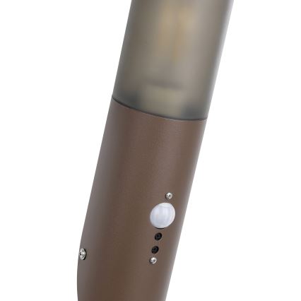 Eglo - Utomhus vägglampa med sensor 1xE27/15W/230V IP44