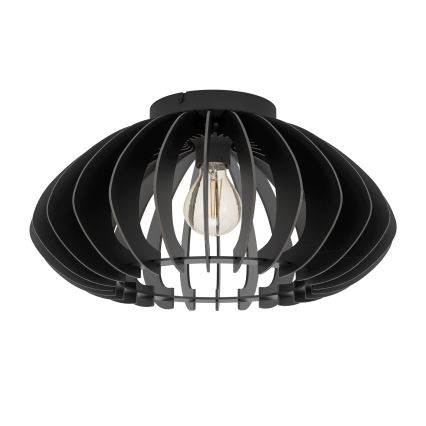Eglo - Taklampa 1xE27/40W/230V diameter 45 cm svart