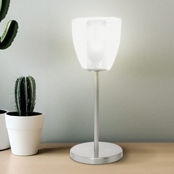 EGLO 90101 - Bordslampa OLBIA 1xG9/9W mattkrom