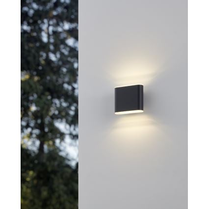 Eglo - LED vägglampa för utomhusbruk 2xLED/2,9W/230V 3000K/4000K/6500K IP65