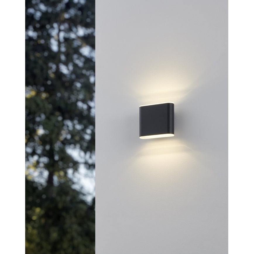 Eglo - LED vägglampa för utomhusbruk 2xLED/2,9W/230V 3000K/4000K/6500K IP65