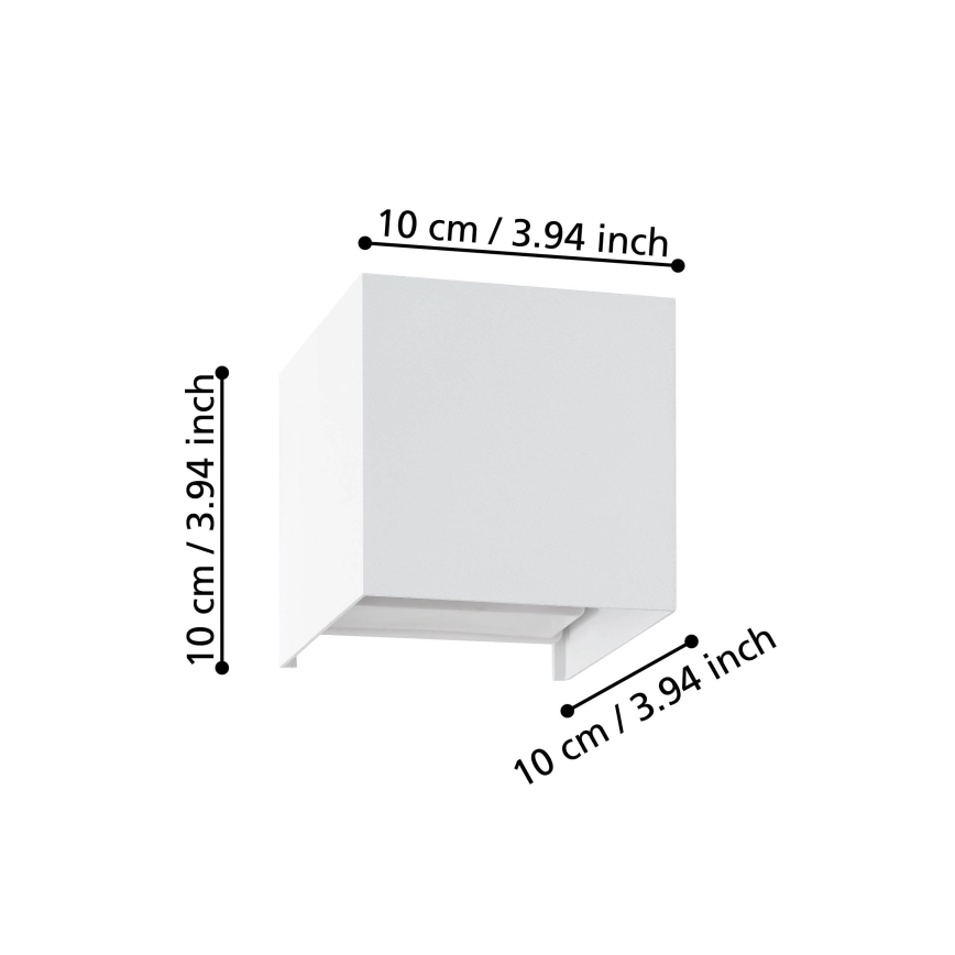 Eglo - LED väggbelysning 2xLED/1,5W/230V 3000K vit