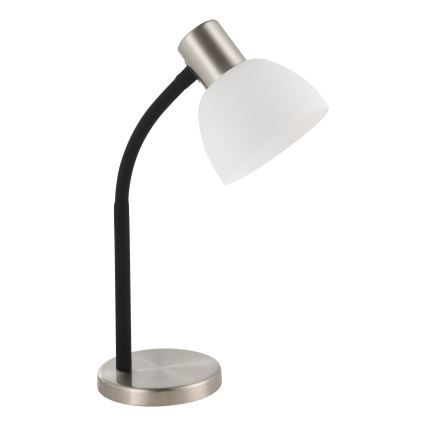 Eglo - Bordslampa 1xE14/25W/230V svart/mattkrom
