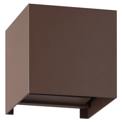 Eglo - LED vägglampa för utomhusbruk 2xLED/2,8W/230V IP54 brun