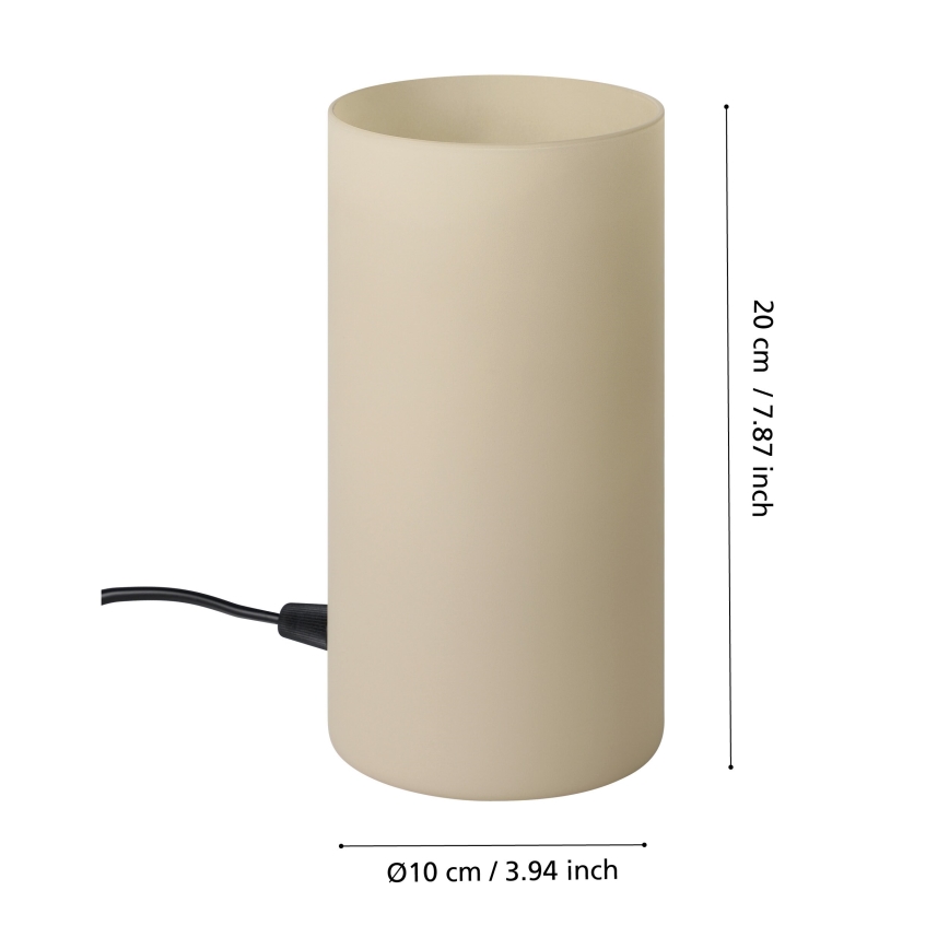 Eglo - Bordslampa 1xE14/40W/230V beige