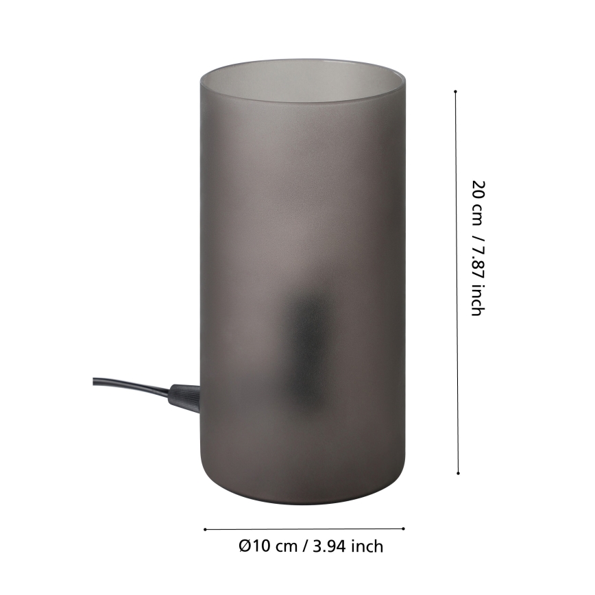 Eglo - Bordslampa 1xE14/40W/230V svart