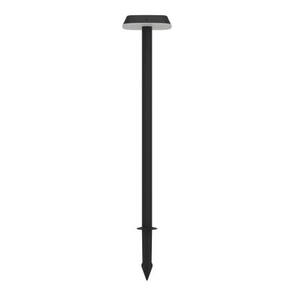 Eglo - LED-solarlampa med sensor LED/8,5W/3,7V 2200 mAh IP44 svart