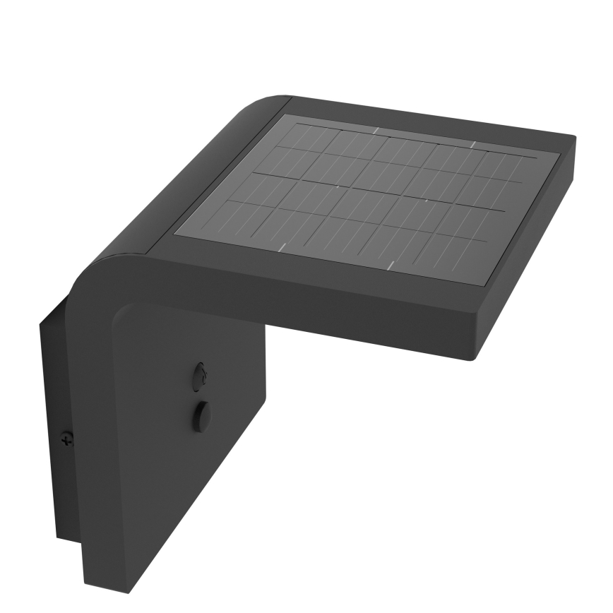 Eglo - LED solcellsvägglampa med sensor LED/6,5W/3,7V 2400 mAh IP44