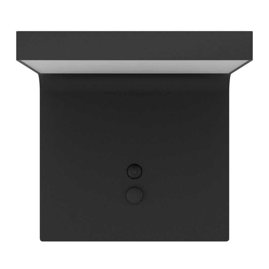 Eglo - LED solcellsvägglampa med sensor LED/6,5W/3,7V 2400 mAh IP44