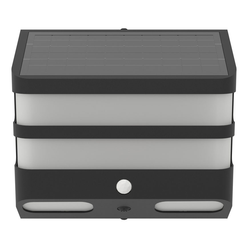 Eglo - LED solcellsvägglampa med sensor LED/6,5W/3,7V 1800 mAh IP44