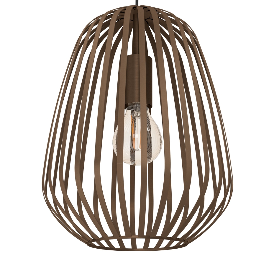 Eglo - Takpendel med sladd 1xE27/40W/230V bronsfärgad