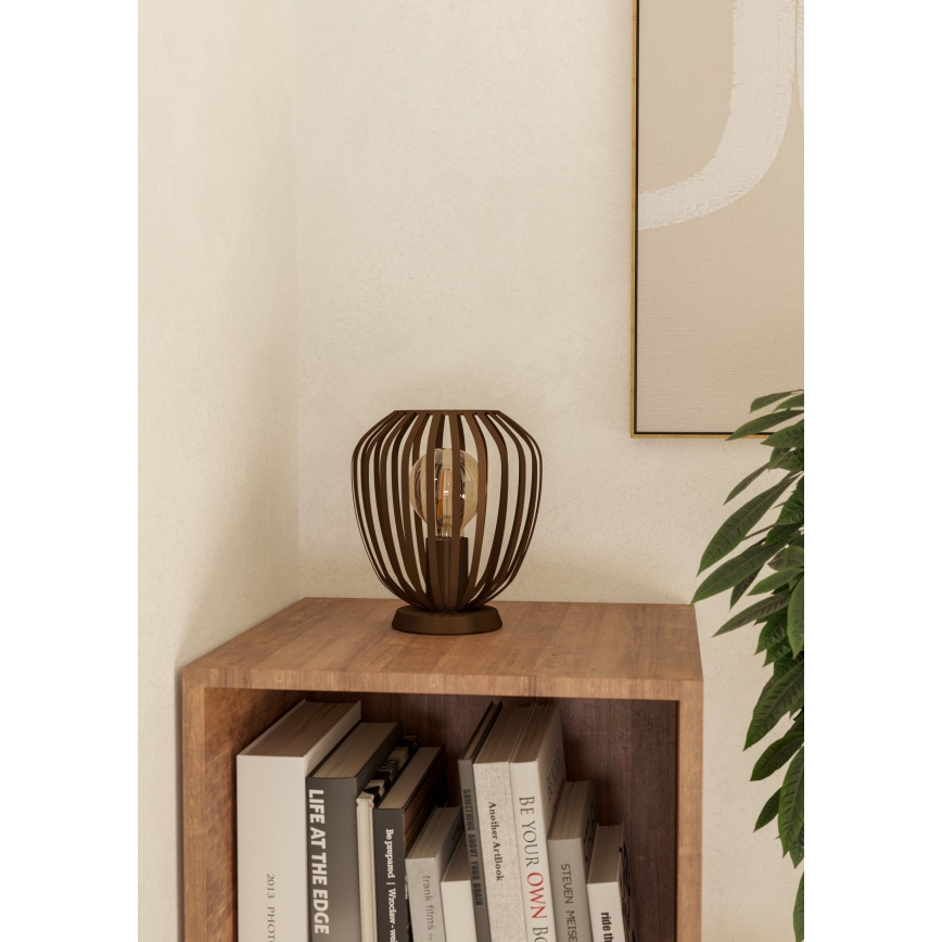 Eglo - Bordslampa 1xE27/40W/230V i brons