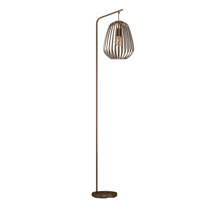 Eglo - Golvlampa 1xE27/40W/230V bronsfärgad