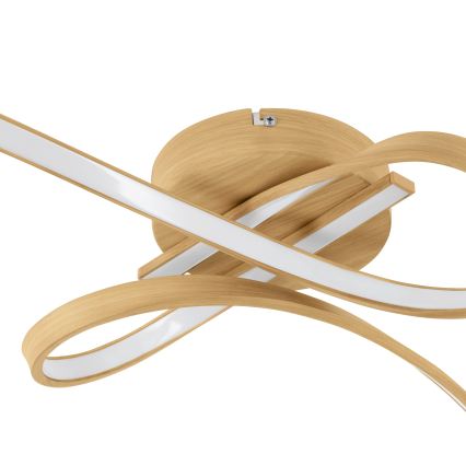 Eglo - LED taklampa LED/20,5W/230V brun