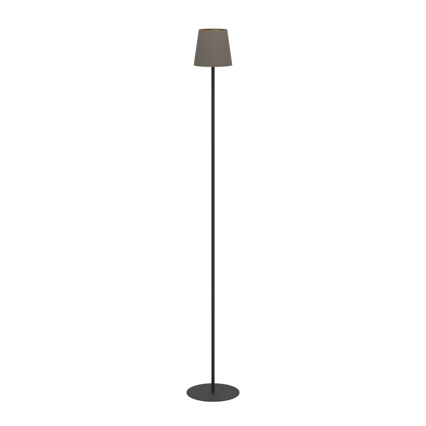 Eglo - Golvlampa 1xE14/7,5W/230V svart/brun