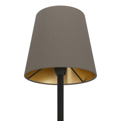 Eglo - Golvlampa 1xE14/7,5W/230V svart/brun