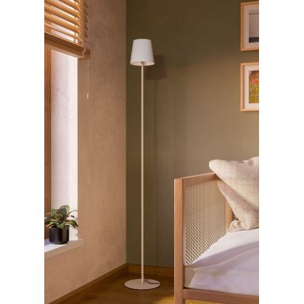 Eglo - Golvlampa 1xE14/7,5W/230V krämvit/vit