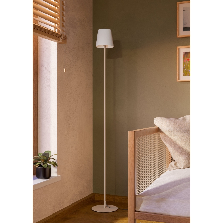 Eglo - Golvlampa 1xE14/7,5W/230V krämvit/vit