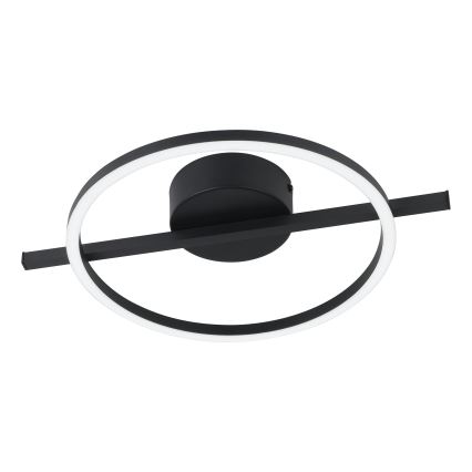 Eglo - LED RGBW Dimbar taklampa LED/17W/230V 2700-6500K svart + fjärrkontroll