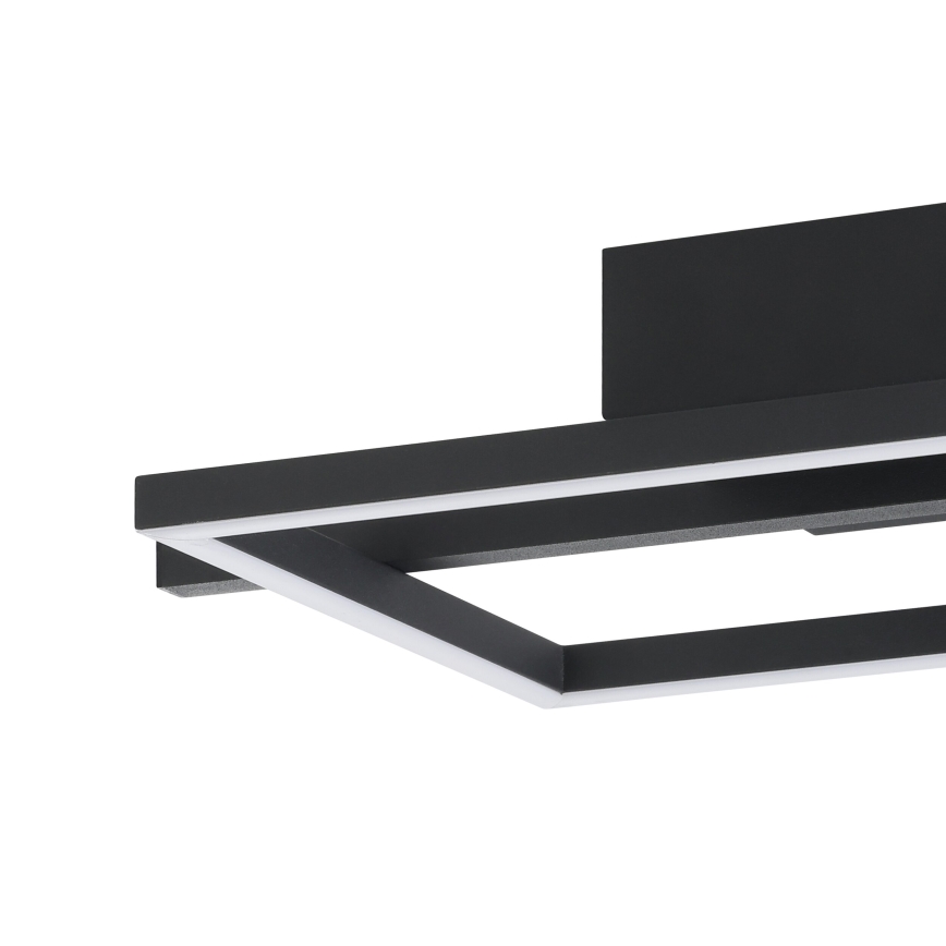 Eglo - LED RGBW Dimbar taklampa LED/17W/230V 2700-6500K svart + fjärrkontroll