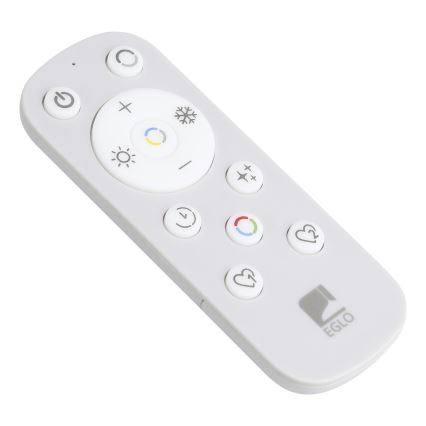 Eglo - LED RGBW Dimbar taklampa LED/17W/230V 2700-6500K vit + fjärrkontroll
