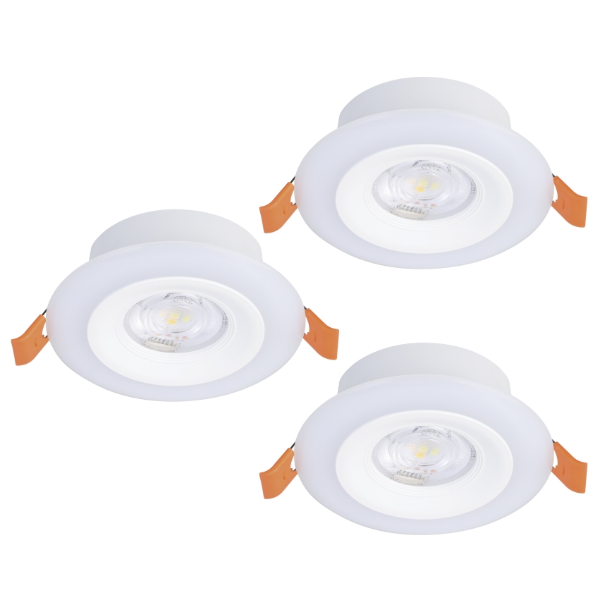 Eglo - KIT 3xLED RGBW Ljusreglerad hängande badrumslampa 3xLED/3,8W/230V 2700-6500K IP44 + fjärrkontroll
