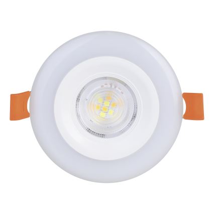 Eglo - Set med 3 dimbara RGBW LED-infällda badrumsarmaturer LED/3,8W/230V 2700-6500K IP44 + fjärrkontroll