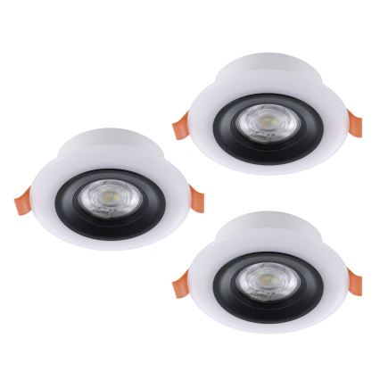Eglo - KIT 3x LED RGBW Ljusreglerad hängande badrumslampa 3xLED/3,8W/230V 2700-6500K IP44 + fjärrkontroll