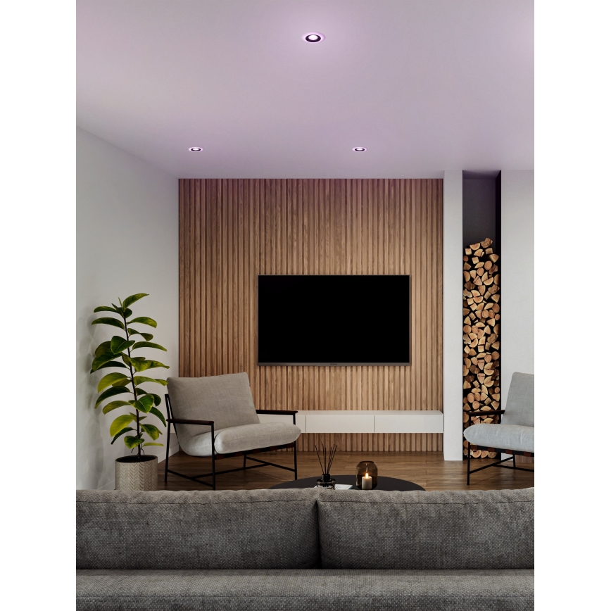 Eglo - KIT 3x LED RGBW Ljusreglerad hängande badrumslampa 3xLED/3,8W/230V 2700-6500K IP44 + fjärrkontroll