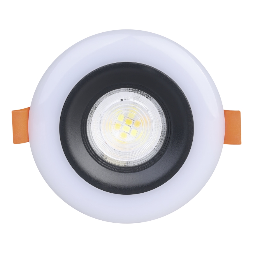 Eglo - Set med 3 dimbara RGBW-LED-infällda badrumsspotlights LED/3,8W/230V 2700-6500K IP44 + fjärrkontroll
