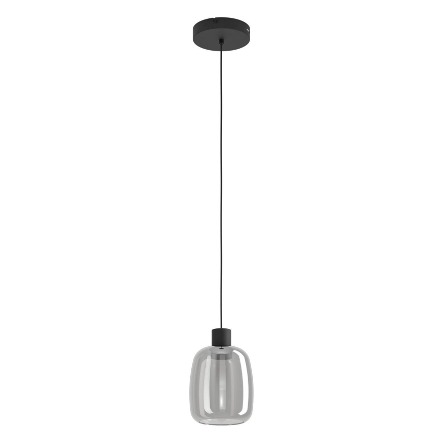 Eglo - LED RGBW Ljusreglerad ljuskrona på textilsladd LED/3,7W/230V 2700-6500K svart ZigBee
