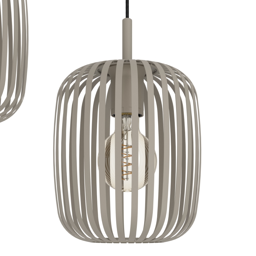 Eglo - Takpendel med sladd 5xE27/40W/230V beige