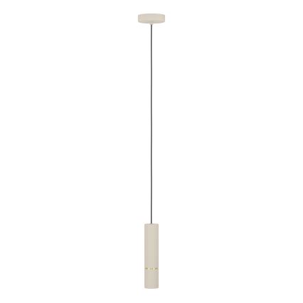 Eglo - LED ljuskrona med textilsladd 1xGU10/5W/230V 3000K beige