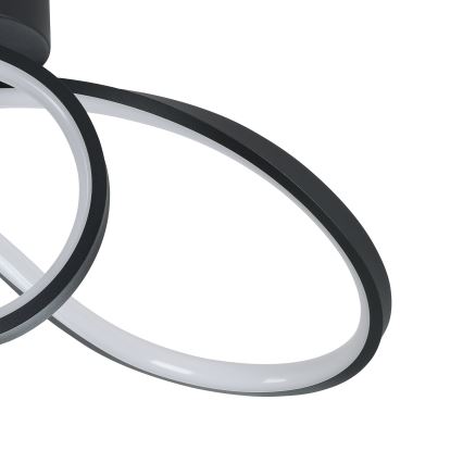 Eglo - LED RGBW Dimbar taklampa LED/22W/230V 2700-6500K svart