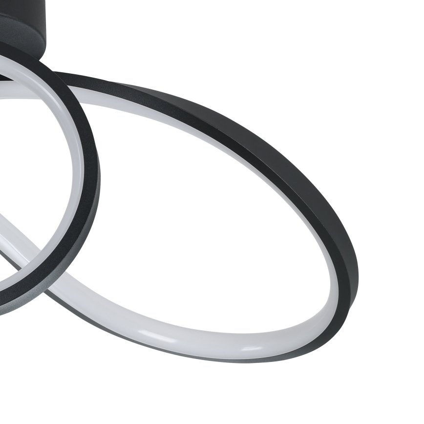 Eglo - LED RGBW Dimbar taklampa LED/22W/230V 2700-6500K svart