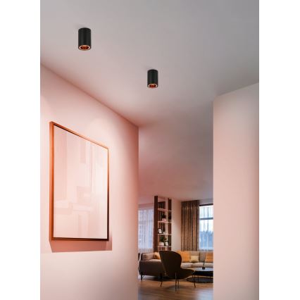 Eglo - LED RGBW Dimbar spotlight LED/4,9W/230V 2700-6500K svart