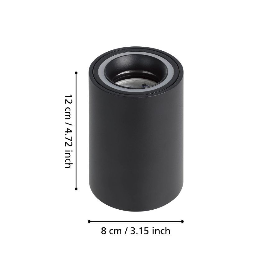 Eglo - LED RGBW Dimbar spotlight LED/4,9W/230V 2700-6500K svart