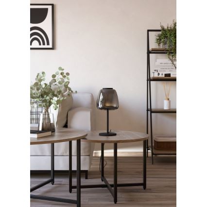 Eglo - LED RGBW dimmerbar bordslampa LED/7,7W/230V 2700-6500K rökfärgad