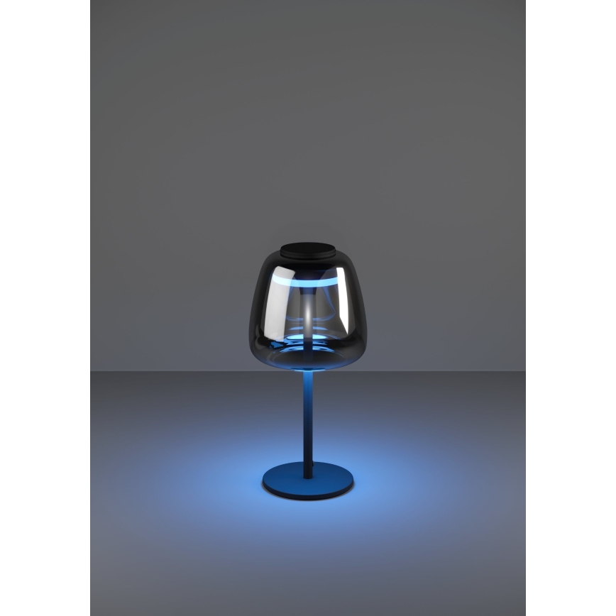 Eglo - LED RGBW dimmerbar bordslampa LED/7,7W/230V 2700-6500K rökfärgad