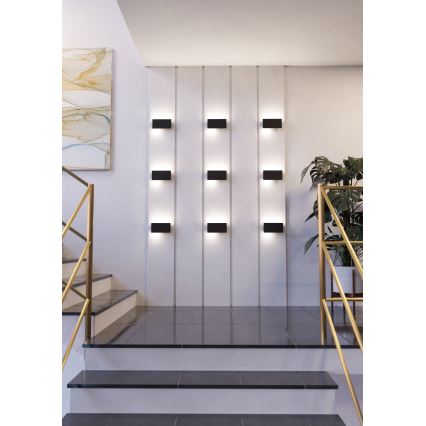 Eglo - LED väggbelysning LED/6W/230V 3000K svart