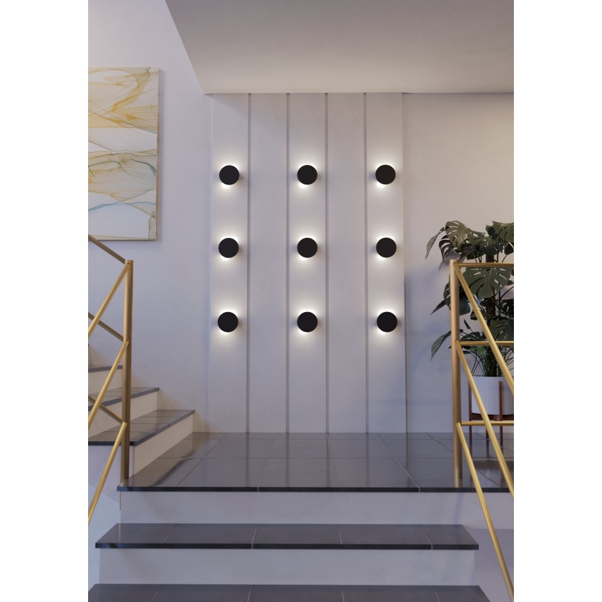 Eglo - LED väggbelysning LED/4W/230V 3000K svart