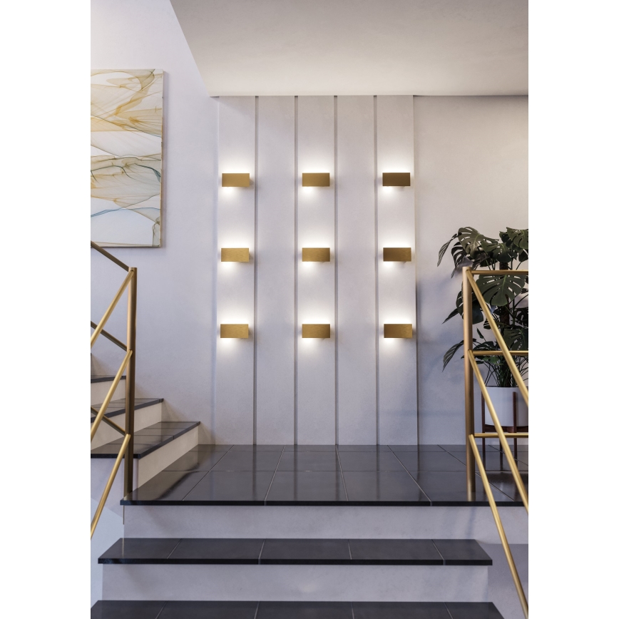 Eglo - LED väggbelysning LED/6W/230V 3000K guld